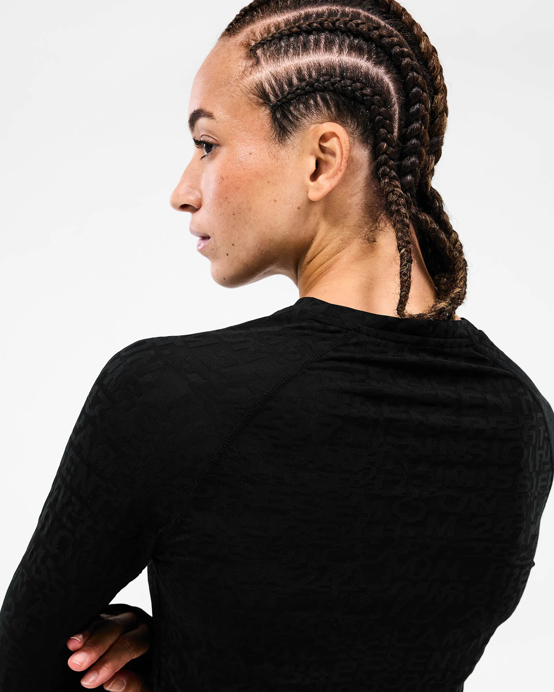 247 Performance Burnout Long Sleeve - Black