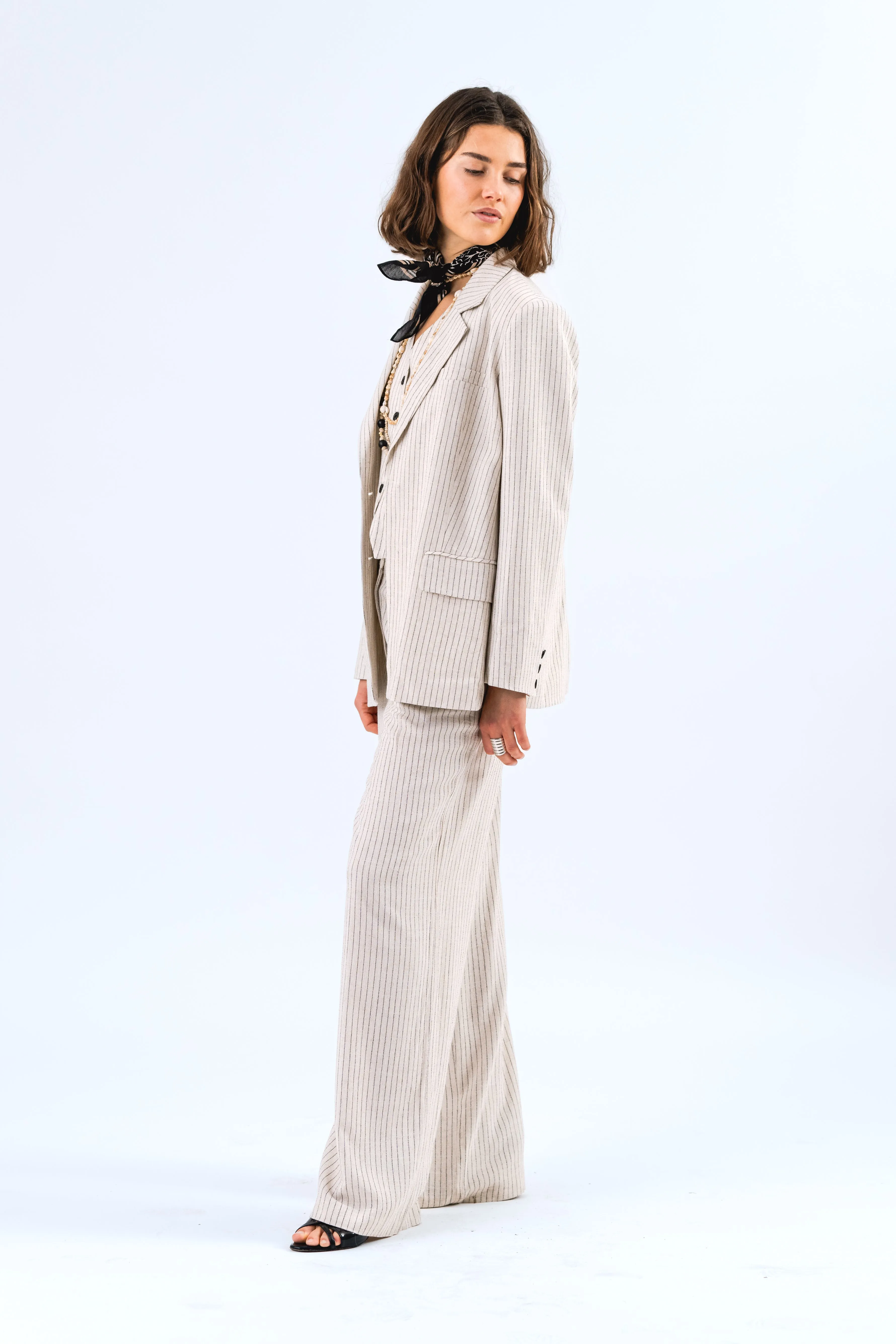 25150-6032 Jack Ryanll Blazer Ls Creme