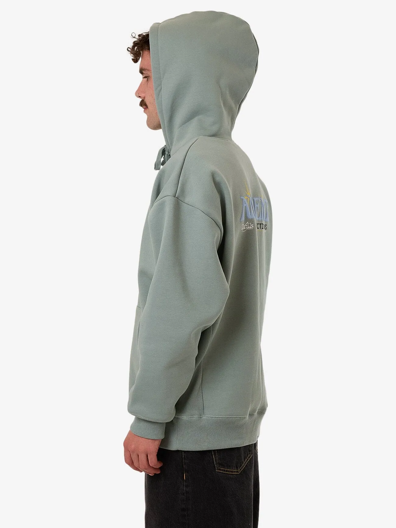 Ambient Connections Slouch Pull On Hood - Chinois Green