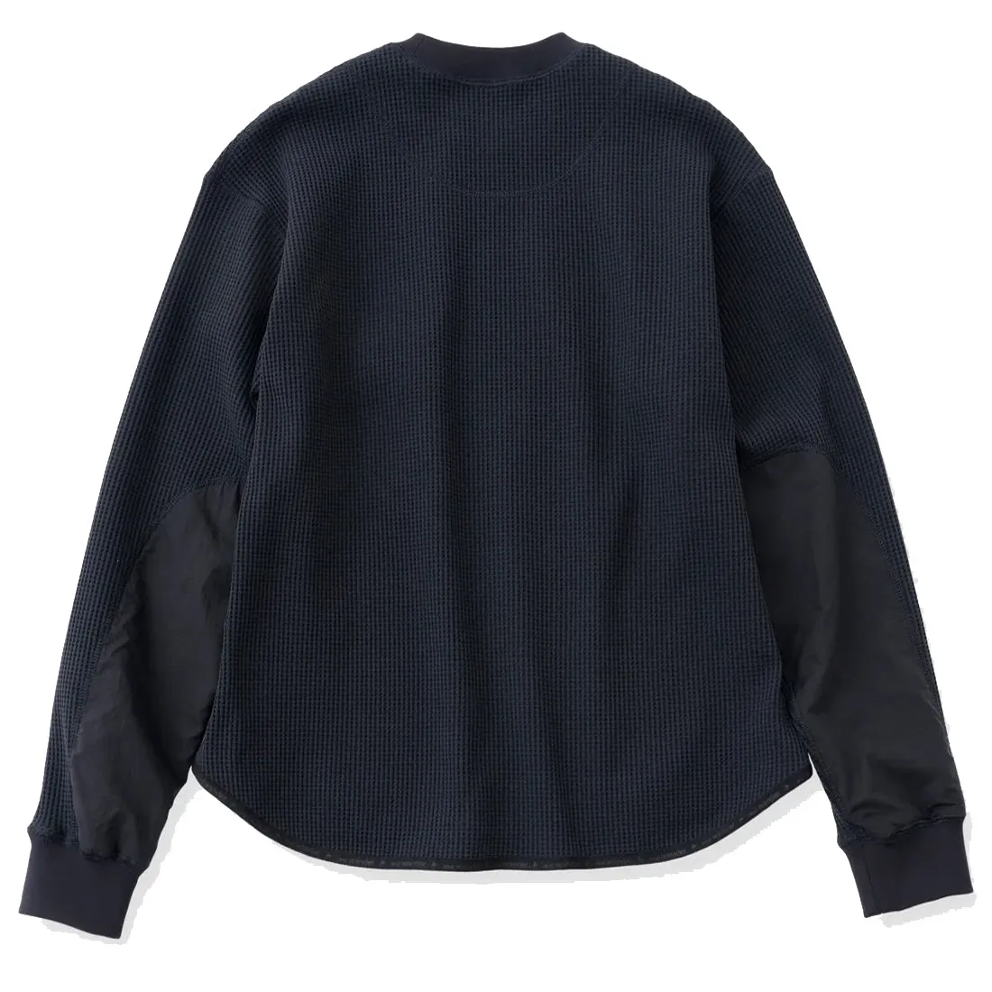 And Wander Pe Waffle L/S Tee Black