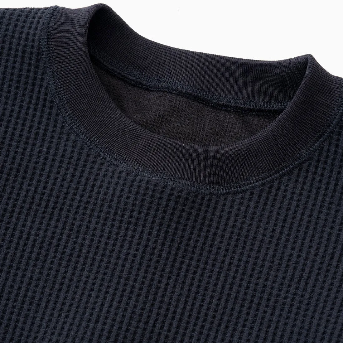 And Wander Pe Waffle L/S Tee Black