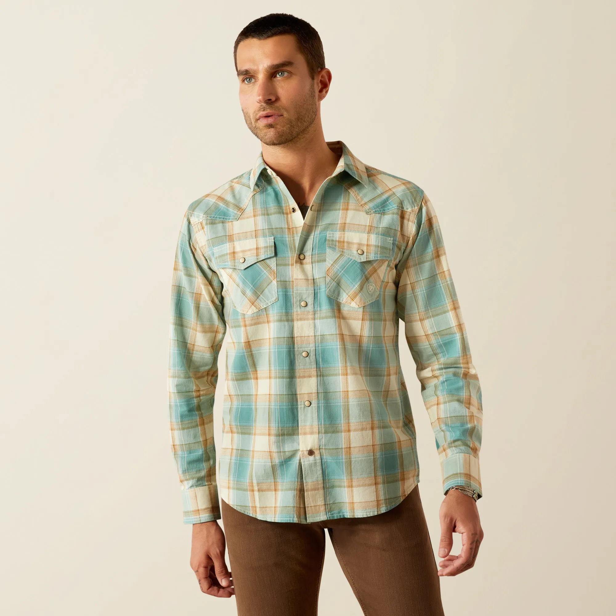 Ariat Mens Hardin Retro Snap Long Sleeved Shirt 10054709
