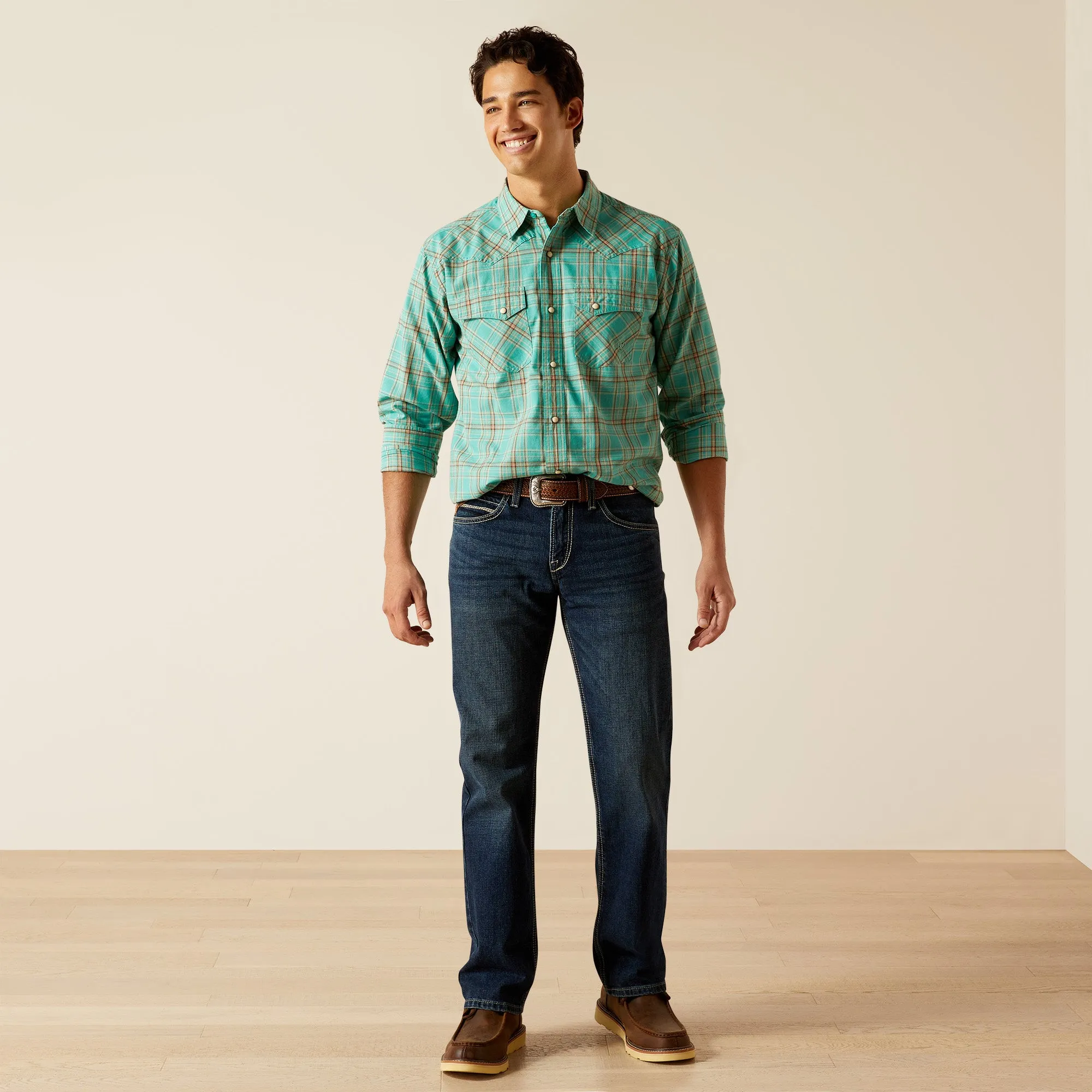 Ariat Mens Hudsyn Retro Fit Western Shirt 10048496