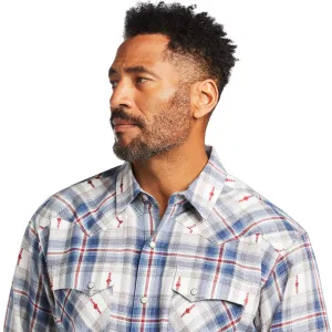 Ariat Mens Hutton Retro Snap Long Sleeved Shirt 10039672