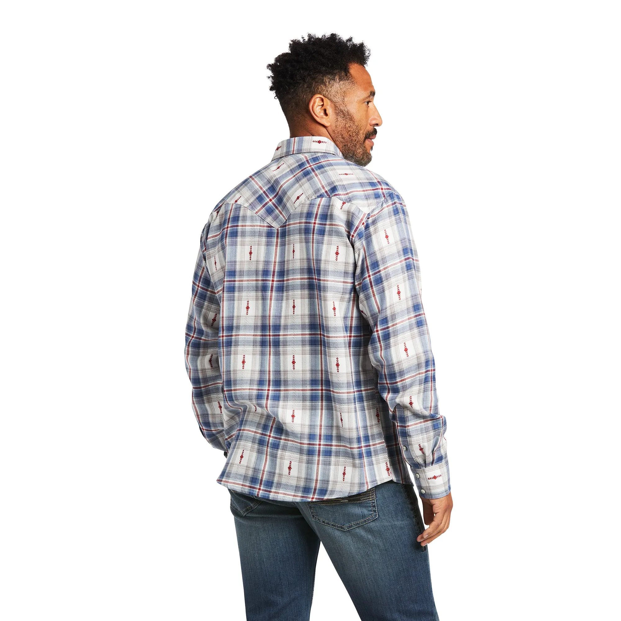 Ariat Mens Hutton Retro Snap Long Sleeved Shirt 10039672