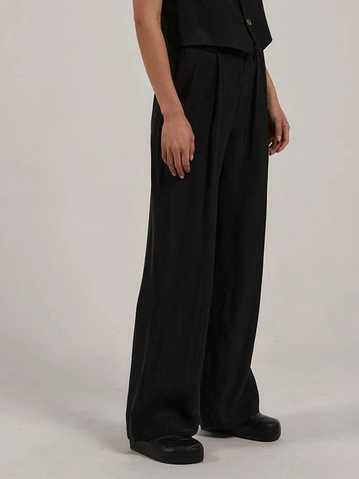 Artisan Cupro Pant - Black