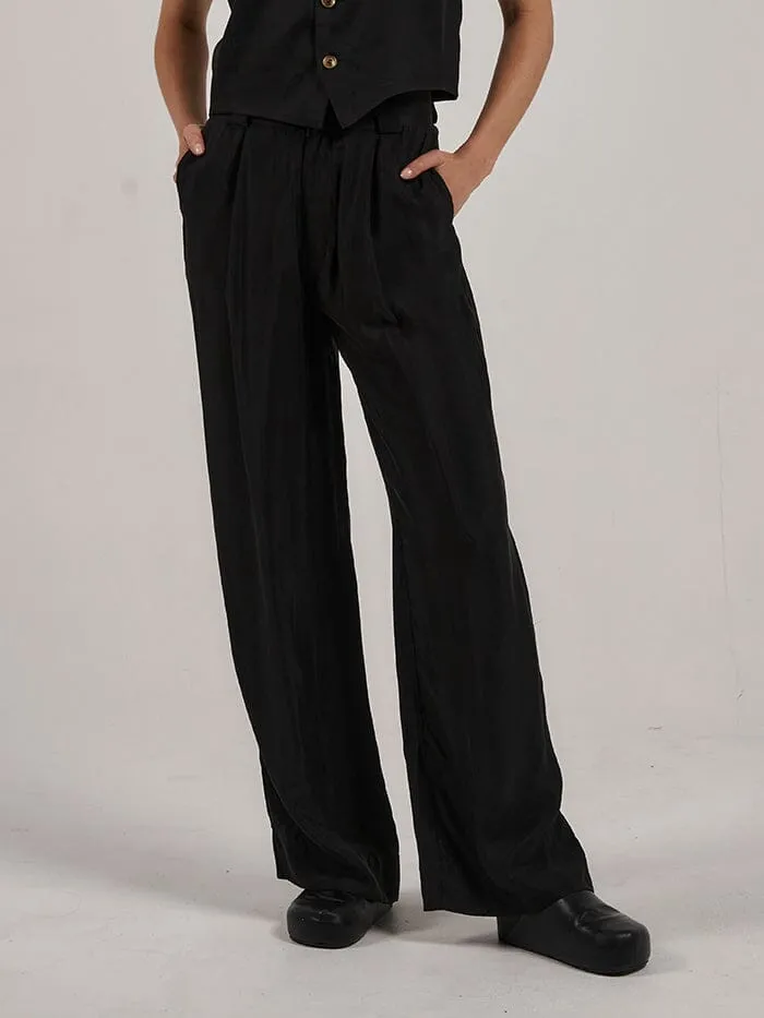 Artisan Cupro Pant - Black
