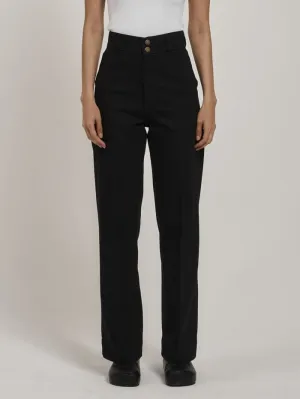 Belle Full Length Chino - Black