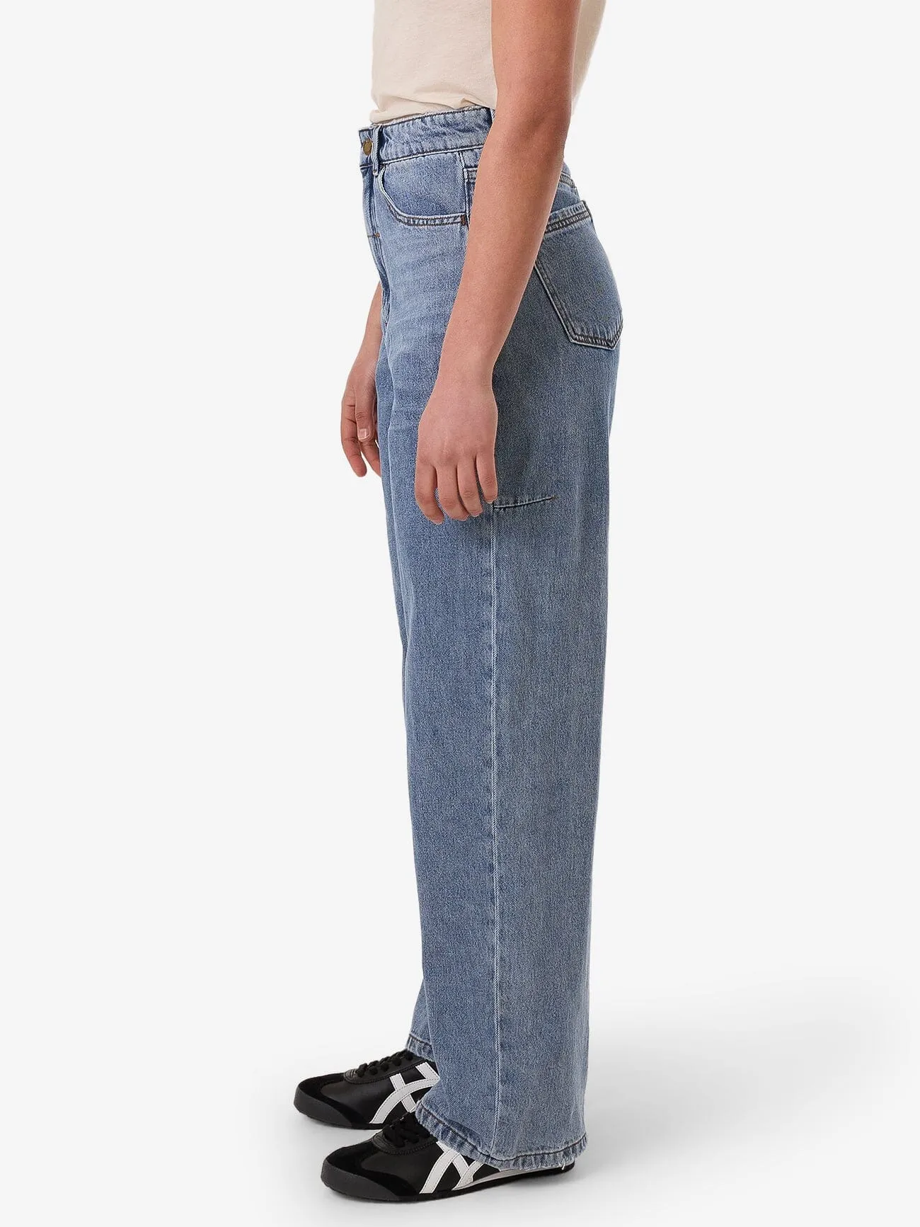 Billie High Rise Baggy Jean - Vintage Stone Blue