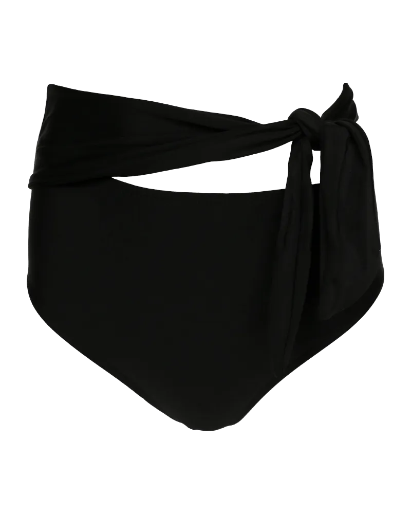 Black Side Tie Bottom
