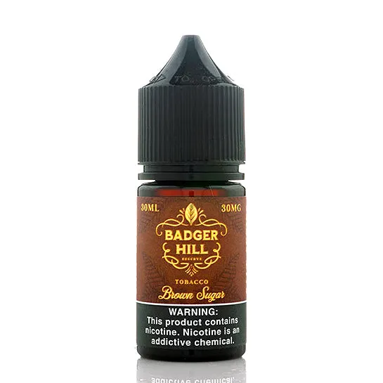 Brown Sugar Salt - Badger Hill Reserve E-Juice