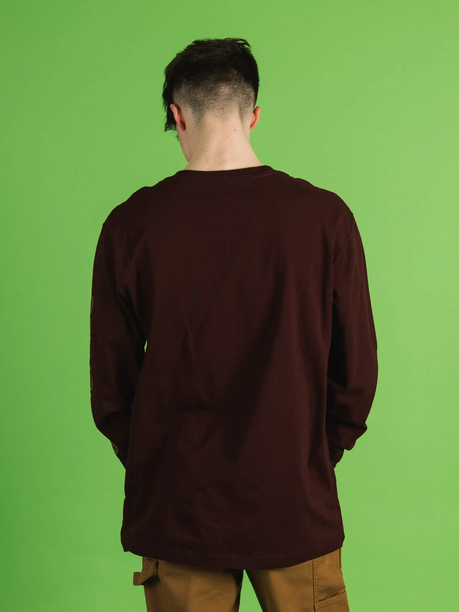 CARHARTT LONG SLEEVE LOGO SLEEVE GRAPHIC TEE