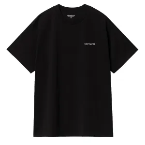 Carhartt WIP Script Embroidery T-Shirt Black / White