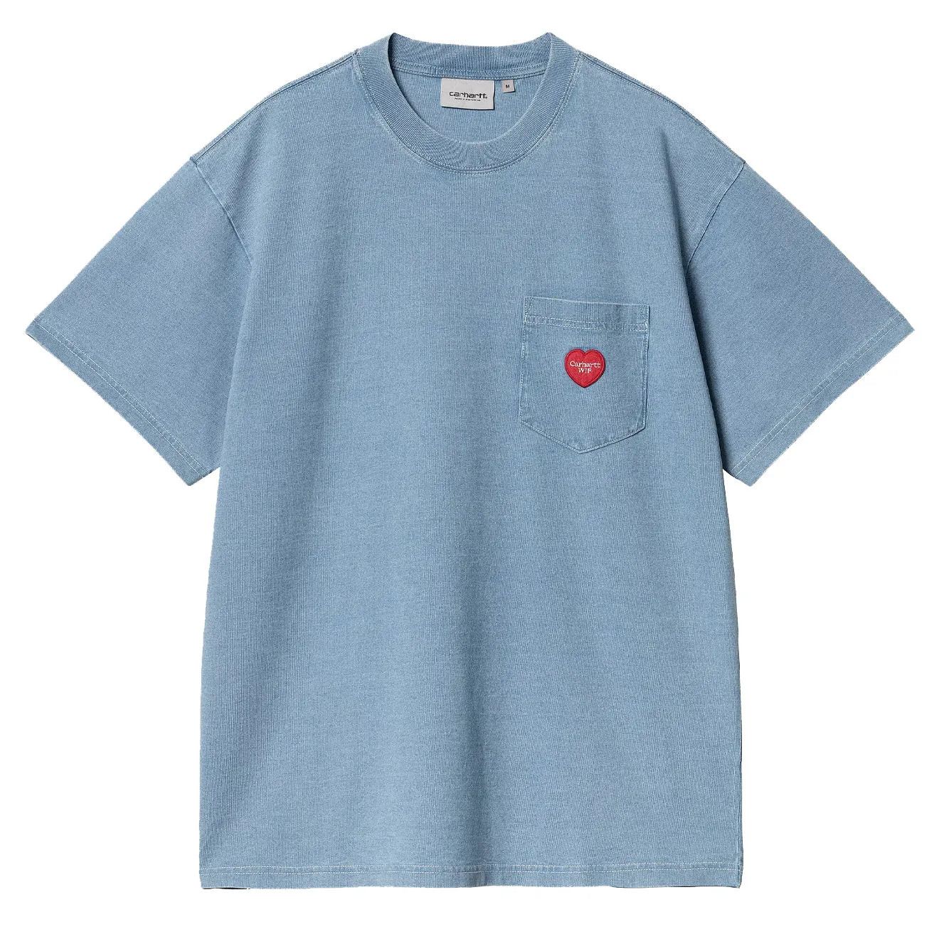 Carhartt WIP S/S Ingo Pocket T-Shirt Light Blue Garment Dyed