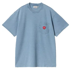 Carhartt WIP S/S Ingo Pocket T-Shirt Light Blue Garment Dyed