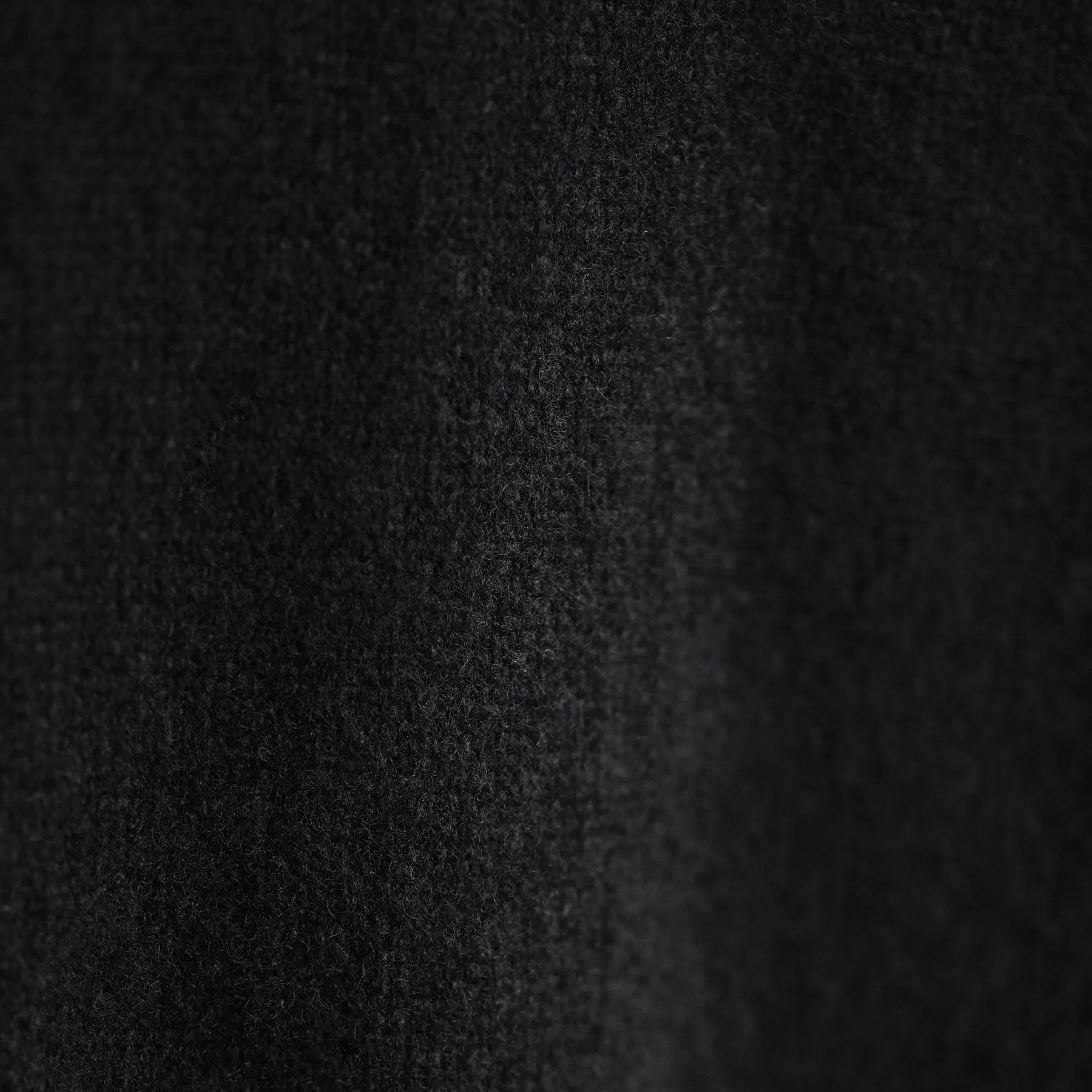 Cashmere Funnel Neck Sweater - True Black