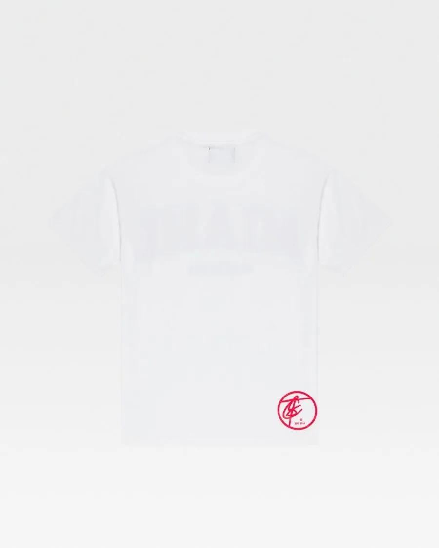 Chicago White and Red Basic Tee