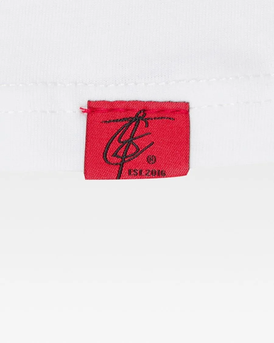 Chicago White and Red Basic Tee