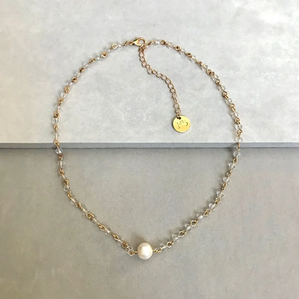Delicate Pearl Choker