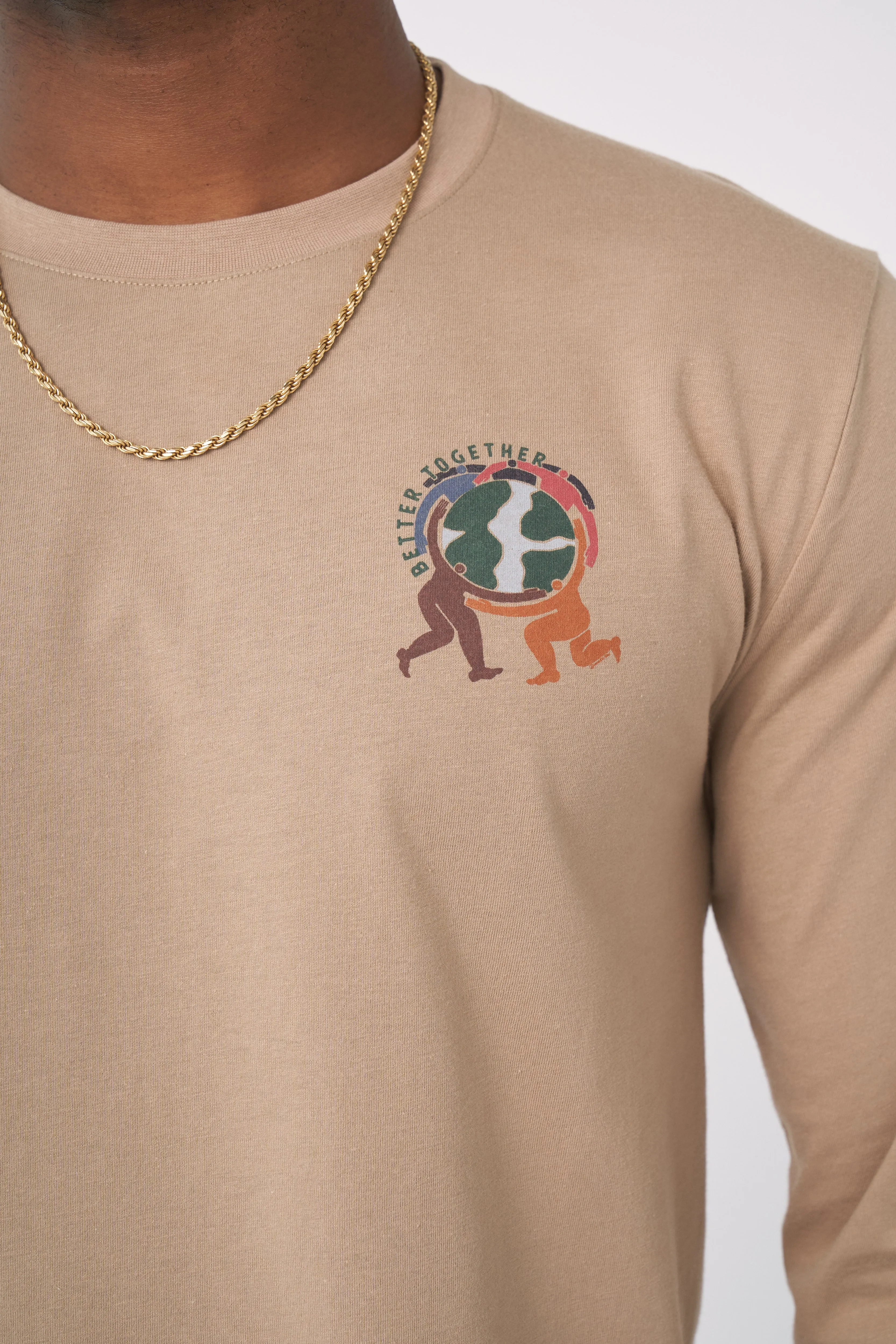 Earth Circle - Long-Sleeve Graphic Tee