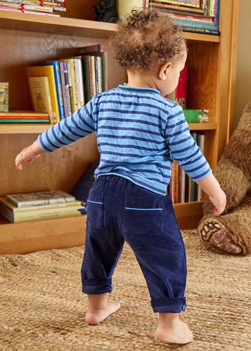 Edward Baby Long Sleeve - Ocean Stripe