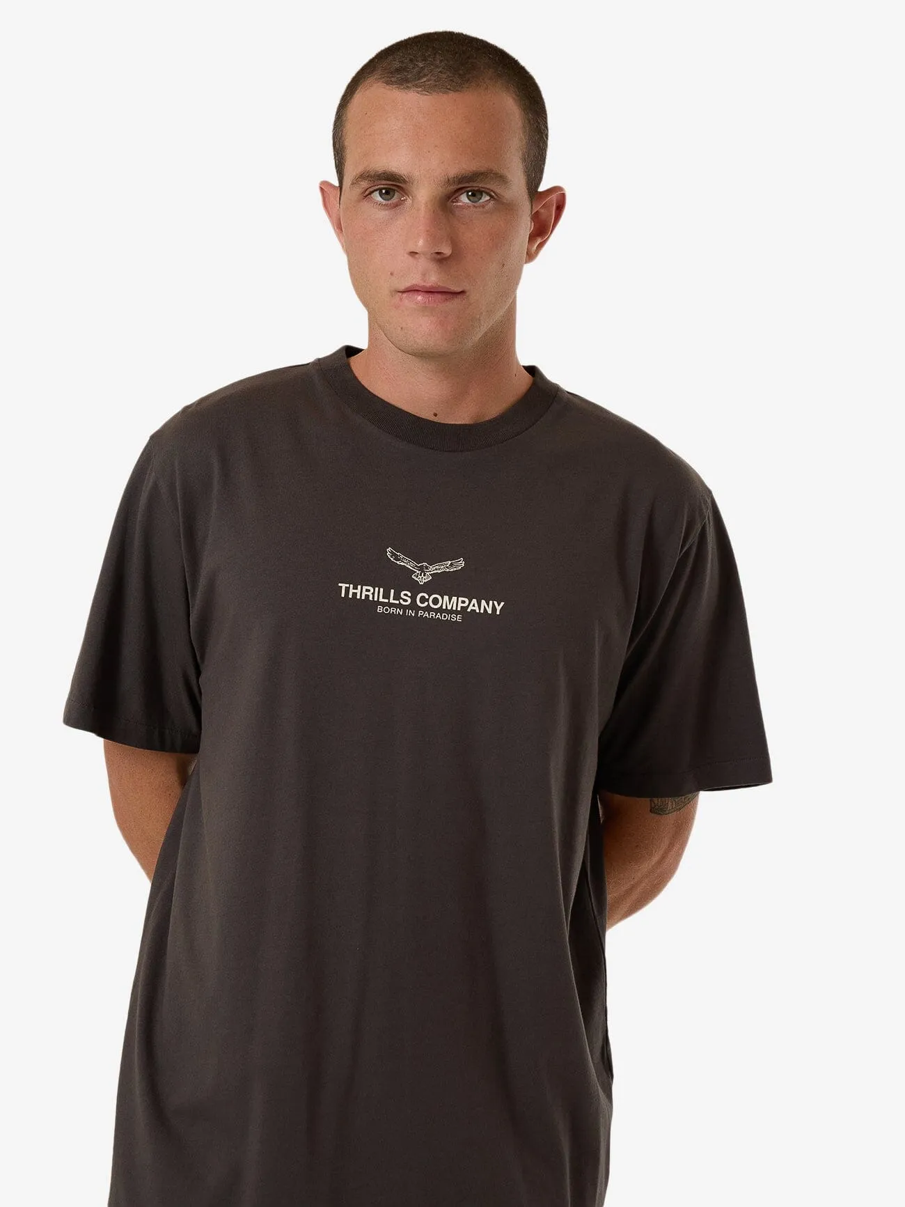 Emblem Merch Fit Tee - Merch Black