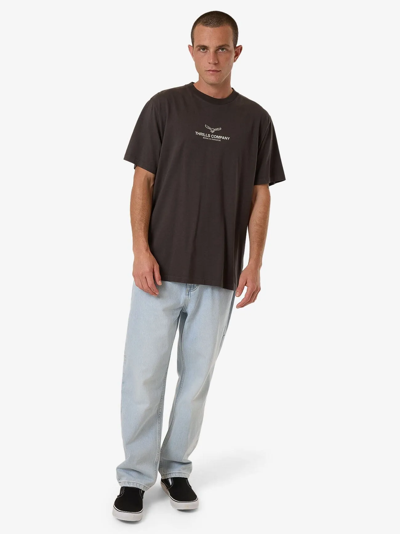 Emblem Merch Fit Tee - Merch Black