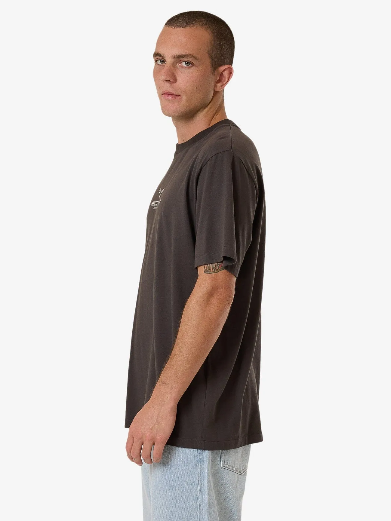 Emblem Merch Fit Tee - Merch Black