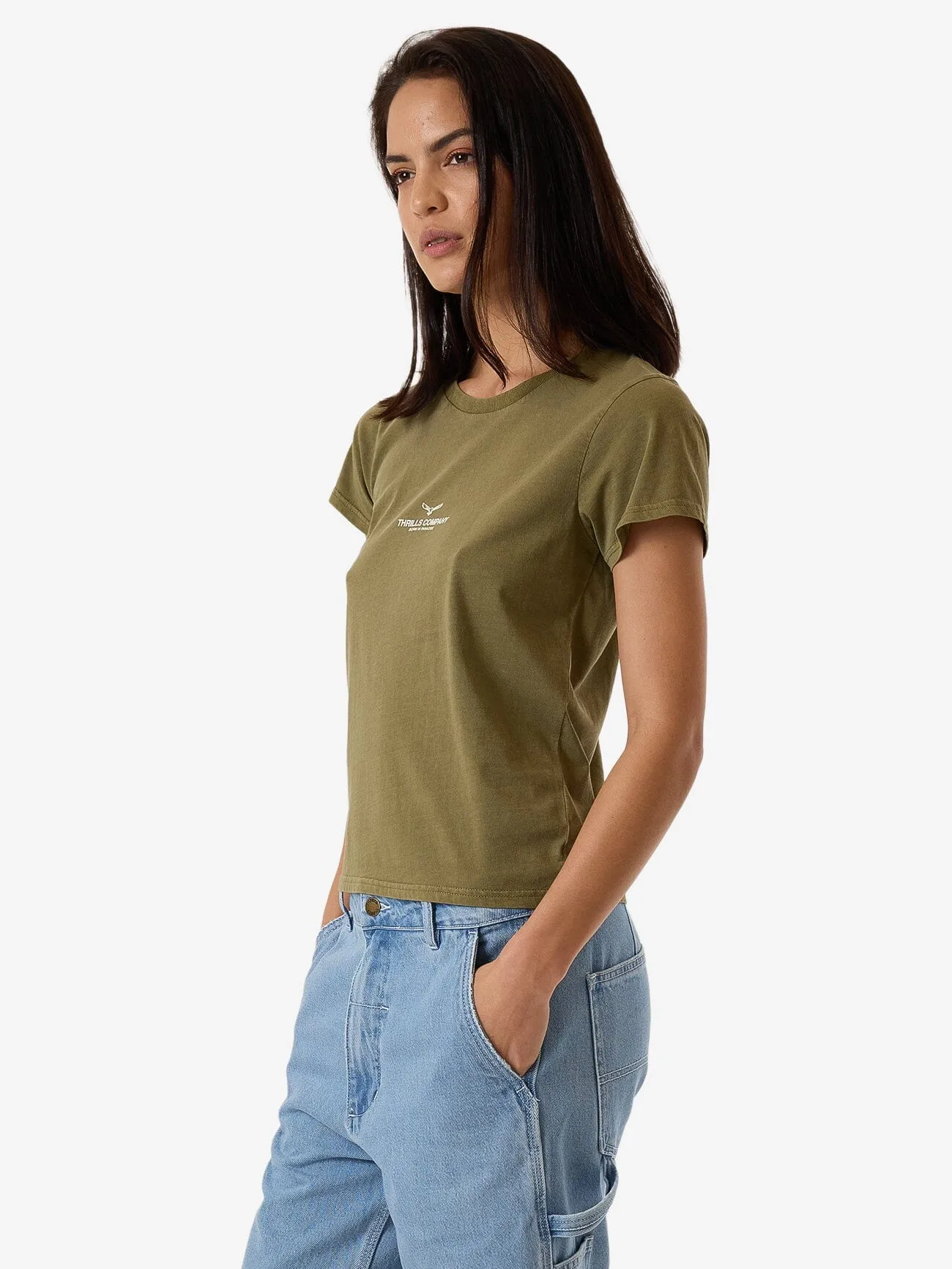 Emblem Of Strength Everyday Tee - Olive