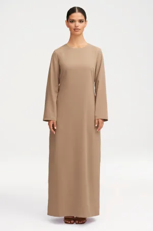 Essential Basic Maxi Dress - Caffe