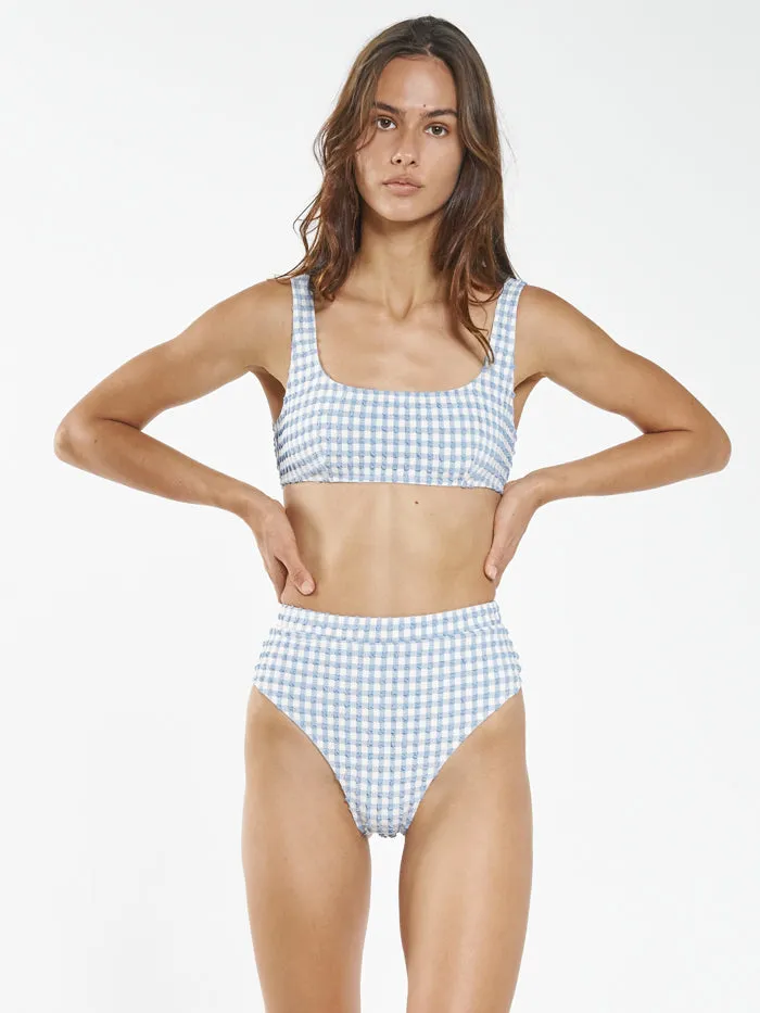 Gigi Square Bikini Top - Blue