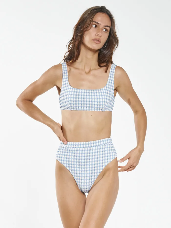 Gigi Square Bikini Top - Blue