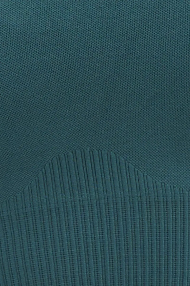 Green Seamless Activewear Singlet Top