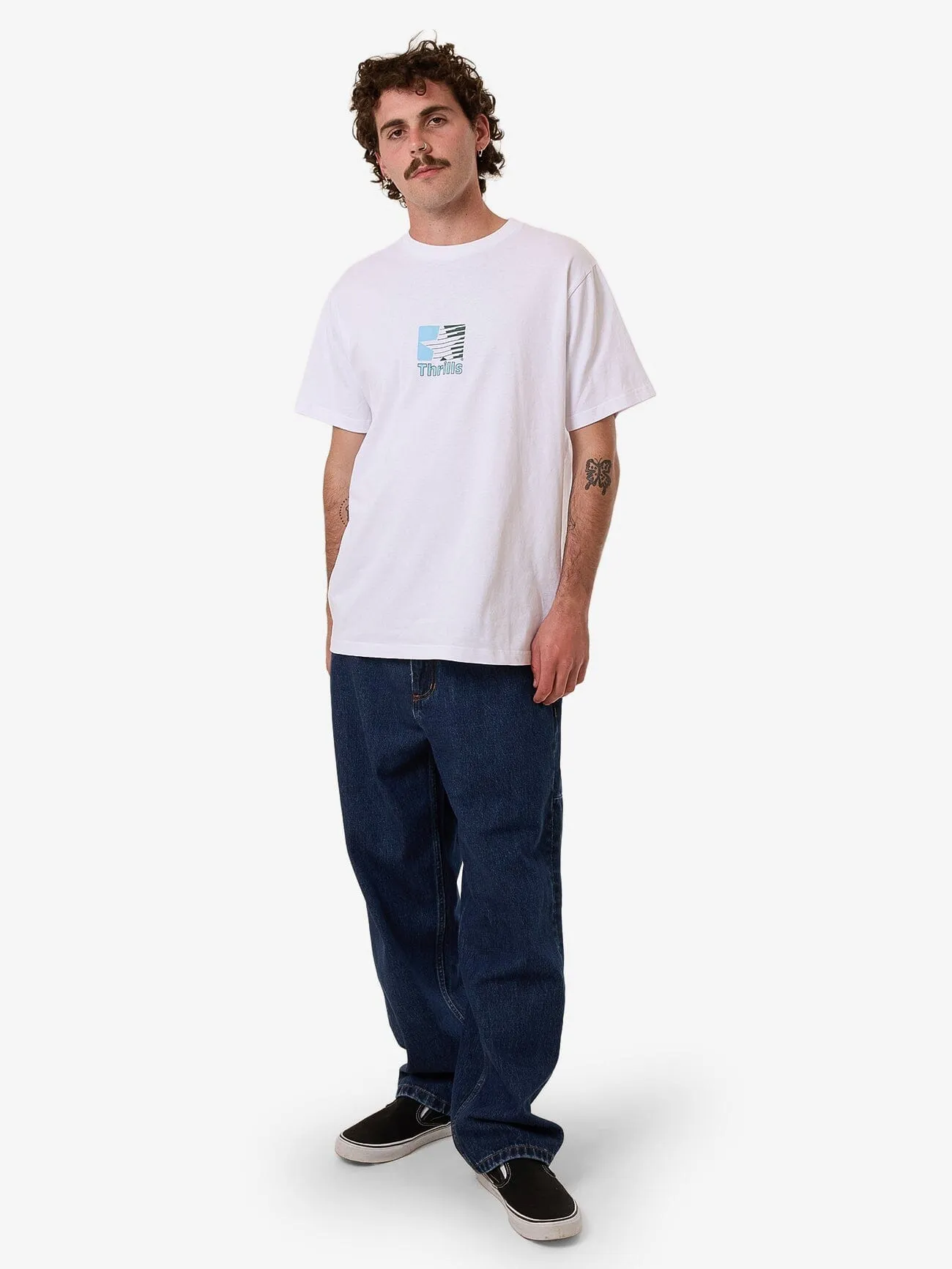 Hazed Merch Fit Tee - White