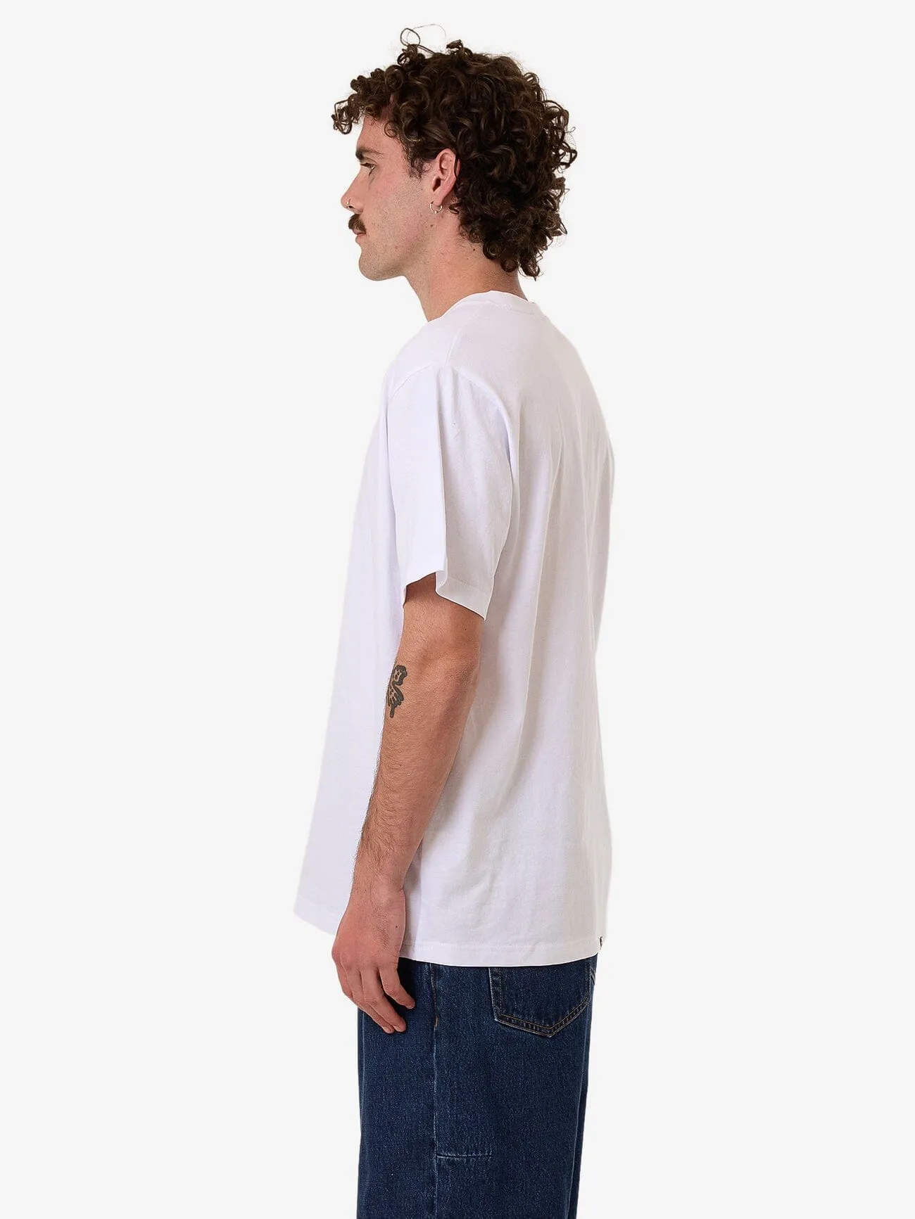Hazed Merch Fit Tee - White