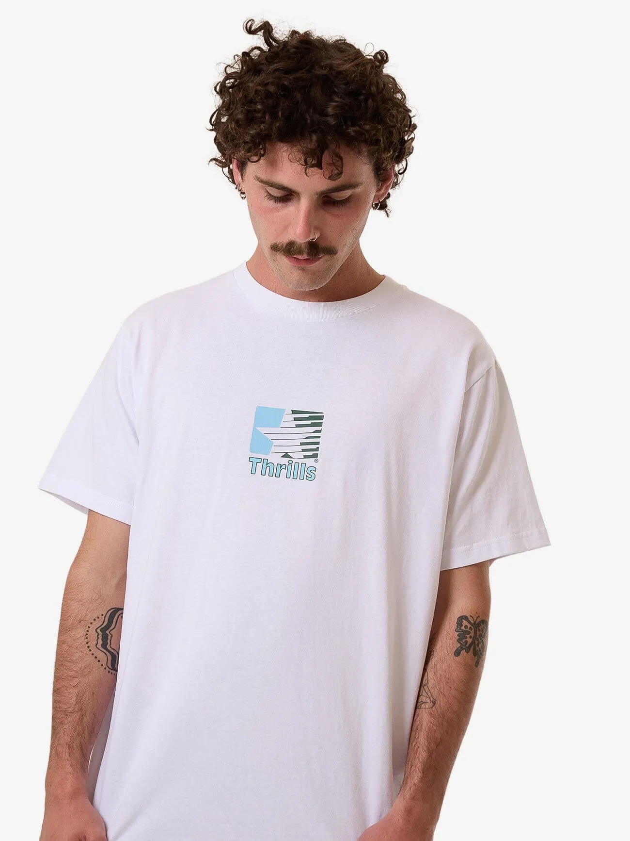 Hazed Merch Fit Tee - White