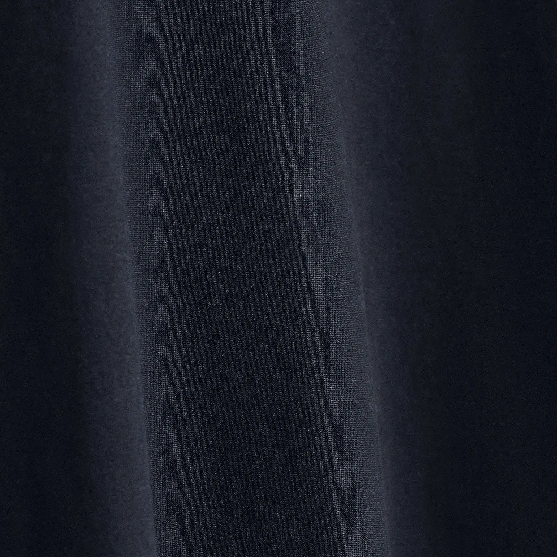 Heavy Luxe Jersey Long Sleeve Polo - French Navy