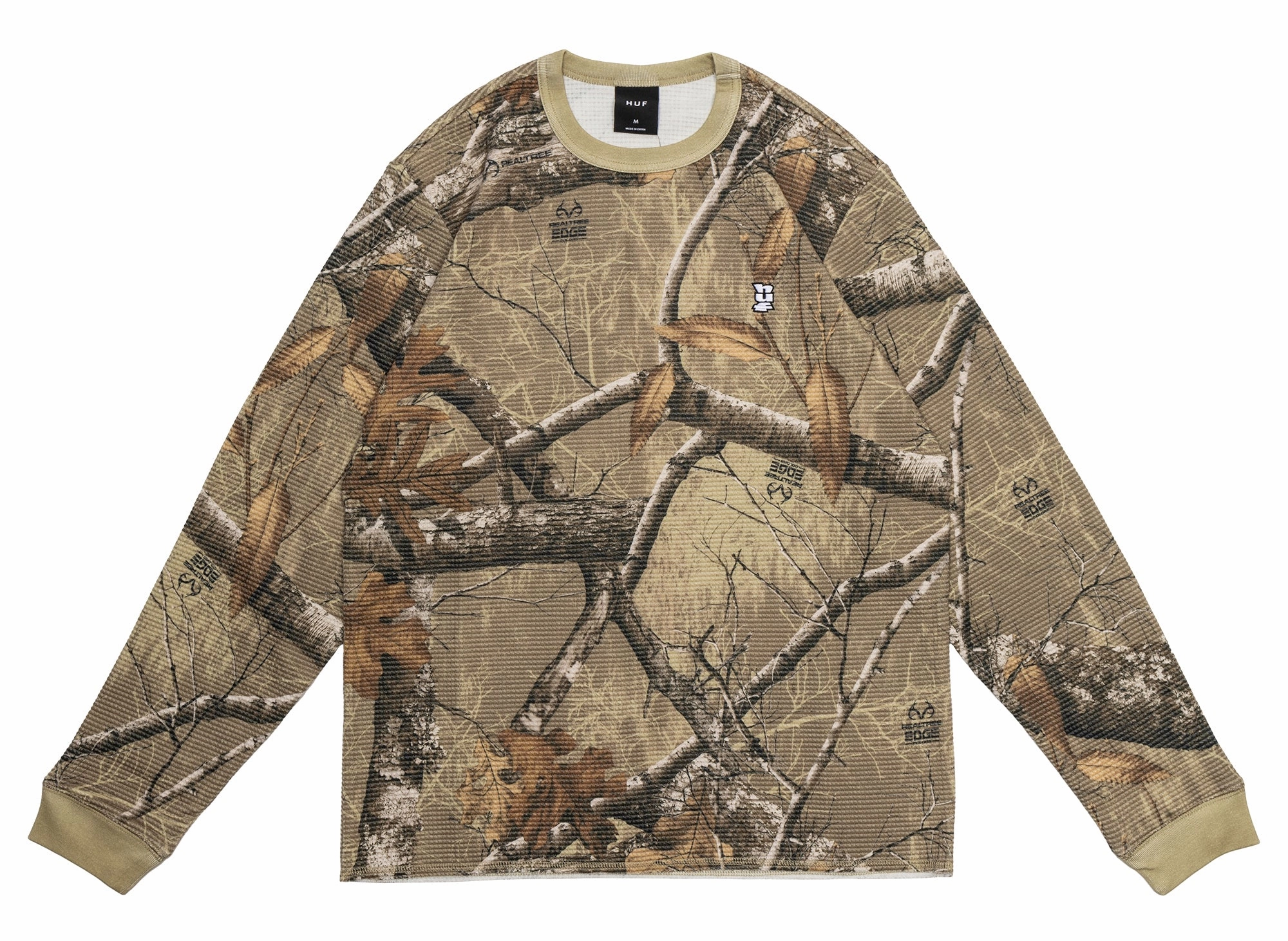 HUF x Realtree Megablast Thermal Top in Desert xld