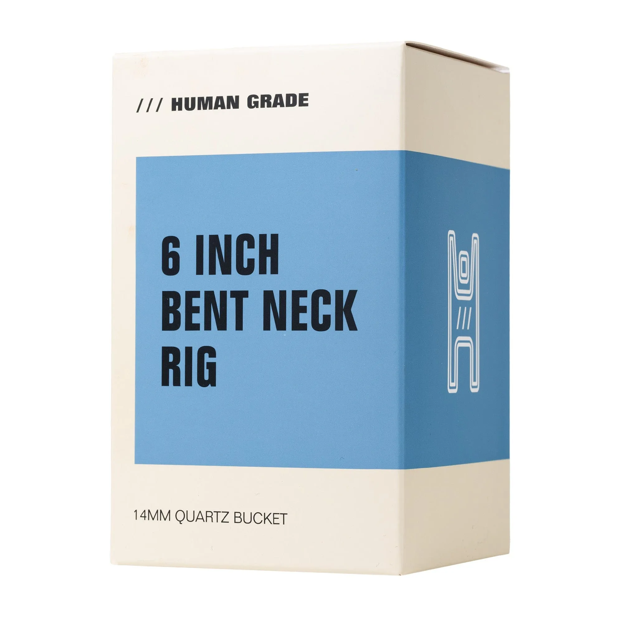 Human Grade 6" Bent Neck Dab Rig