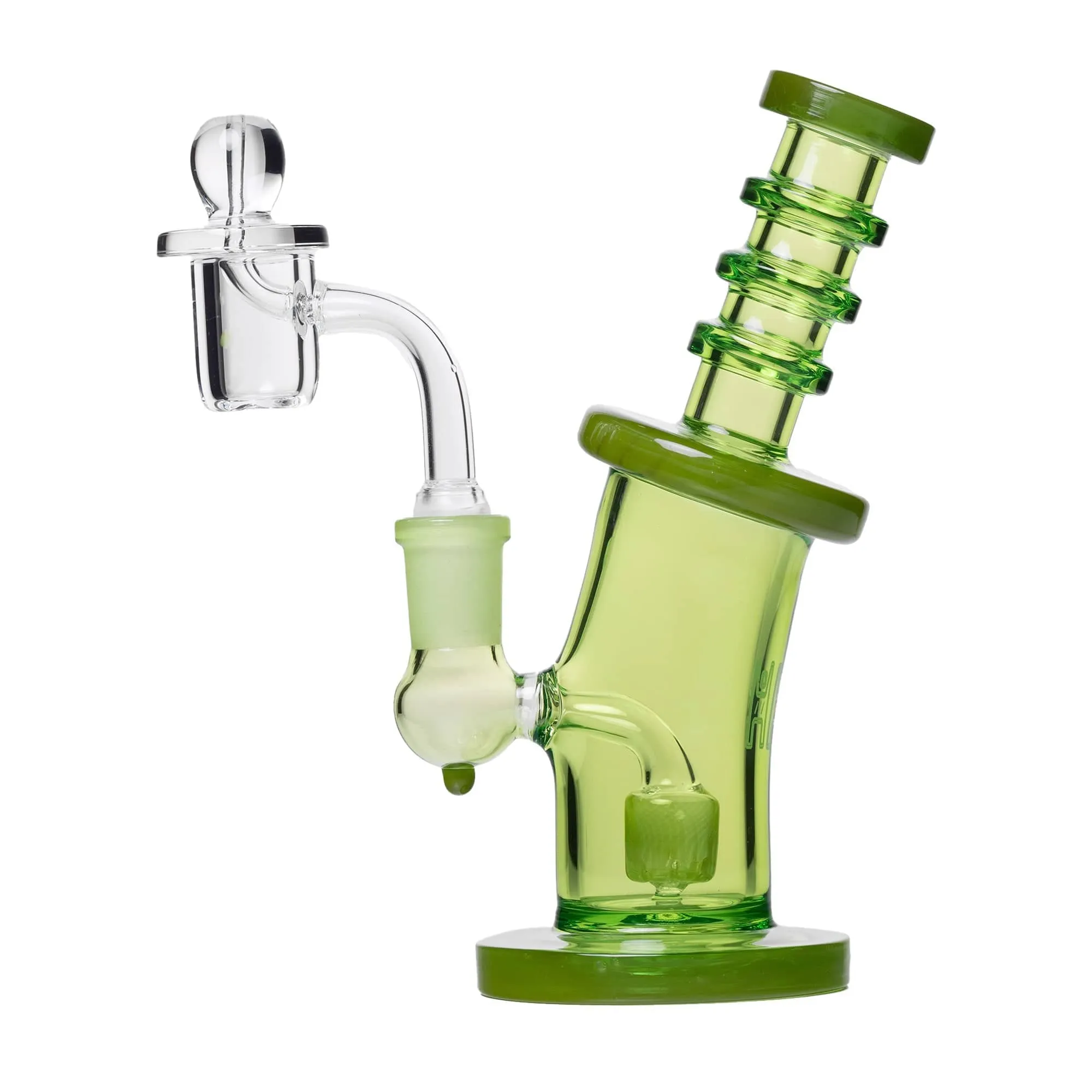 Human Grade 6" Bent Neck Dab Rig