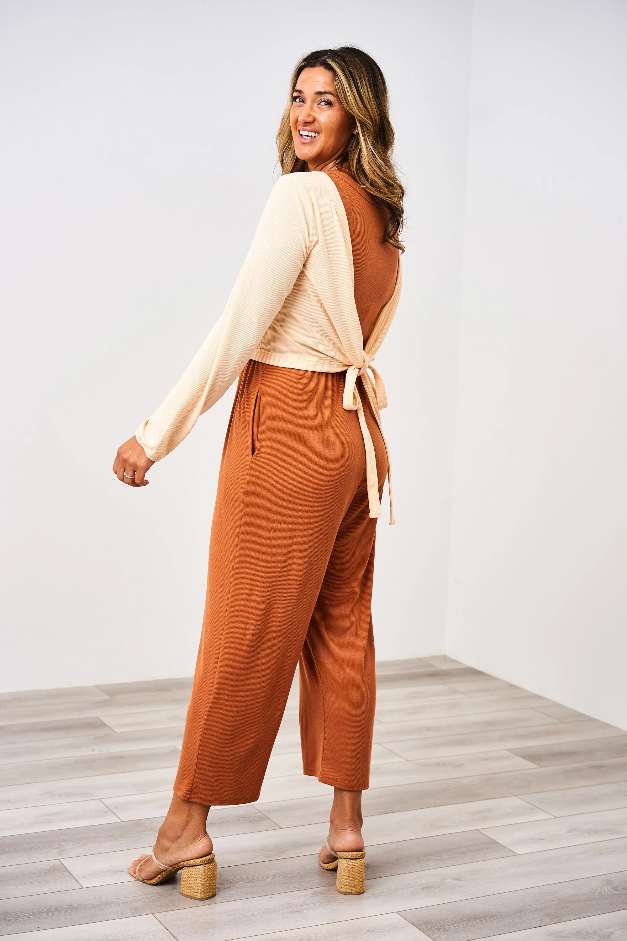 Latched Mama Ribbed Long Sleeve Nursing Wrap Top - Final Sale