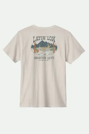 Layin' Low S/S Standard T-Shirt - Cream