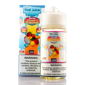 Mango Strawberry Dragonfruit Freeze - Pod Juice E-Liquid (100 ml)