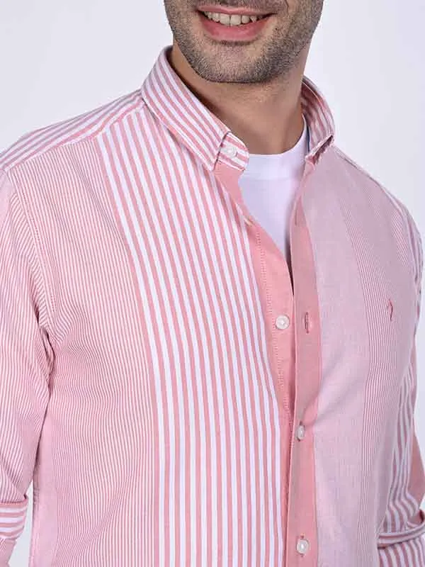 Men Striped Full Sleeve Cotton Shirt
