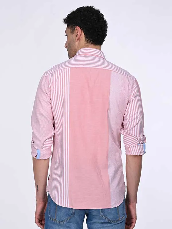 Men Striped Full Sleeve Cotton Shirt