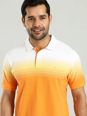Men Striped Polo T-Shirt