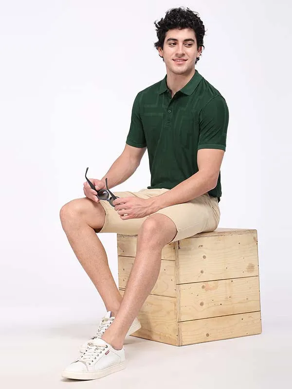 Men Striped Polo T-Shirt