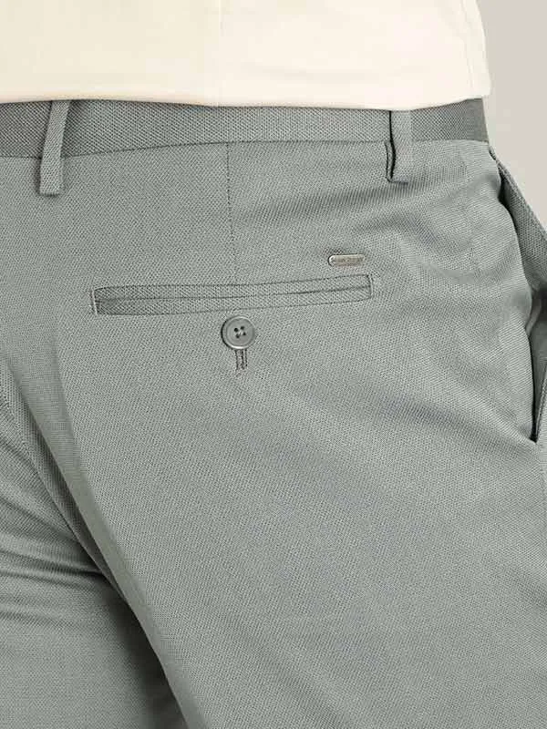 Men Urban Fit Polyester Blend Trouser