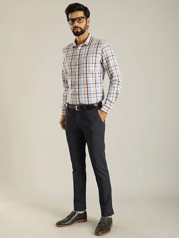 Men Urban Fit Polyester Blend Trouser
