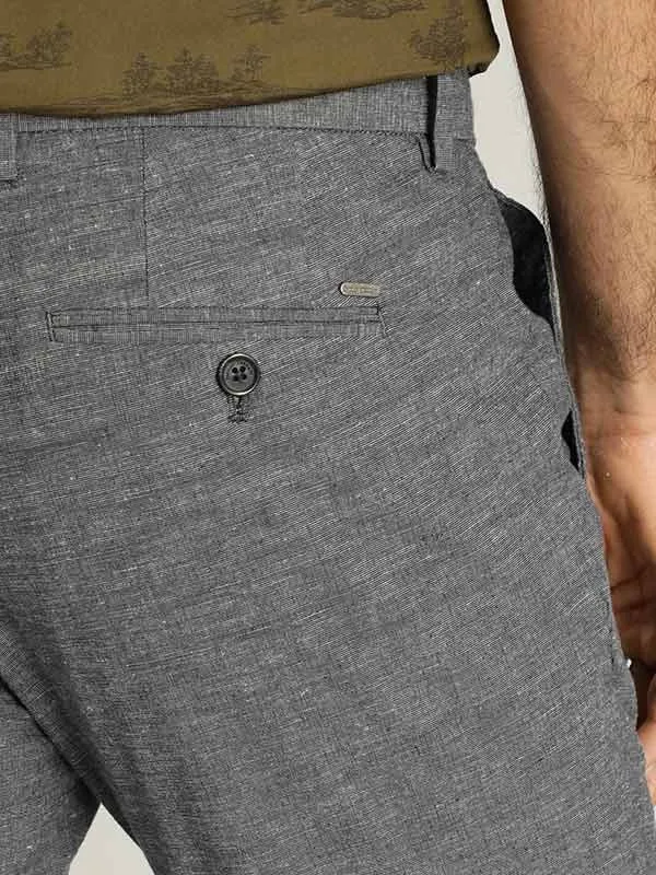 Men Urban Fit Polyester Blend Trouser